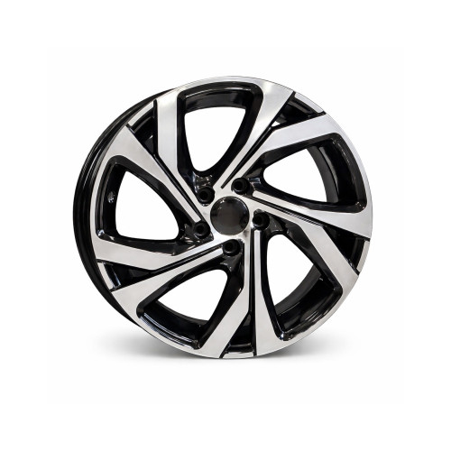 Jante DY253 KM 16x6.5 4x100 ET35 negru polish compatibile Dacia, Renault, Opel, Nissan, Toyota, Subaru, Honda, Lexus